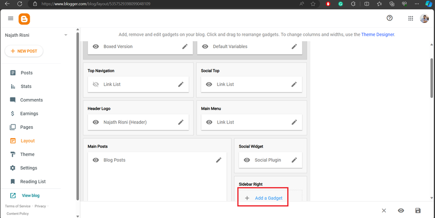 Step 2: Adding a Gadget